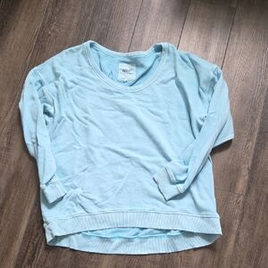 Aerie Light Blue Crew Neck Sweatshirt